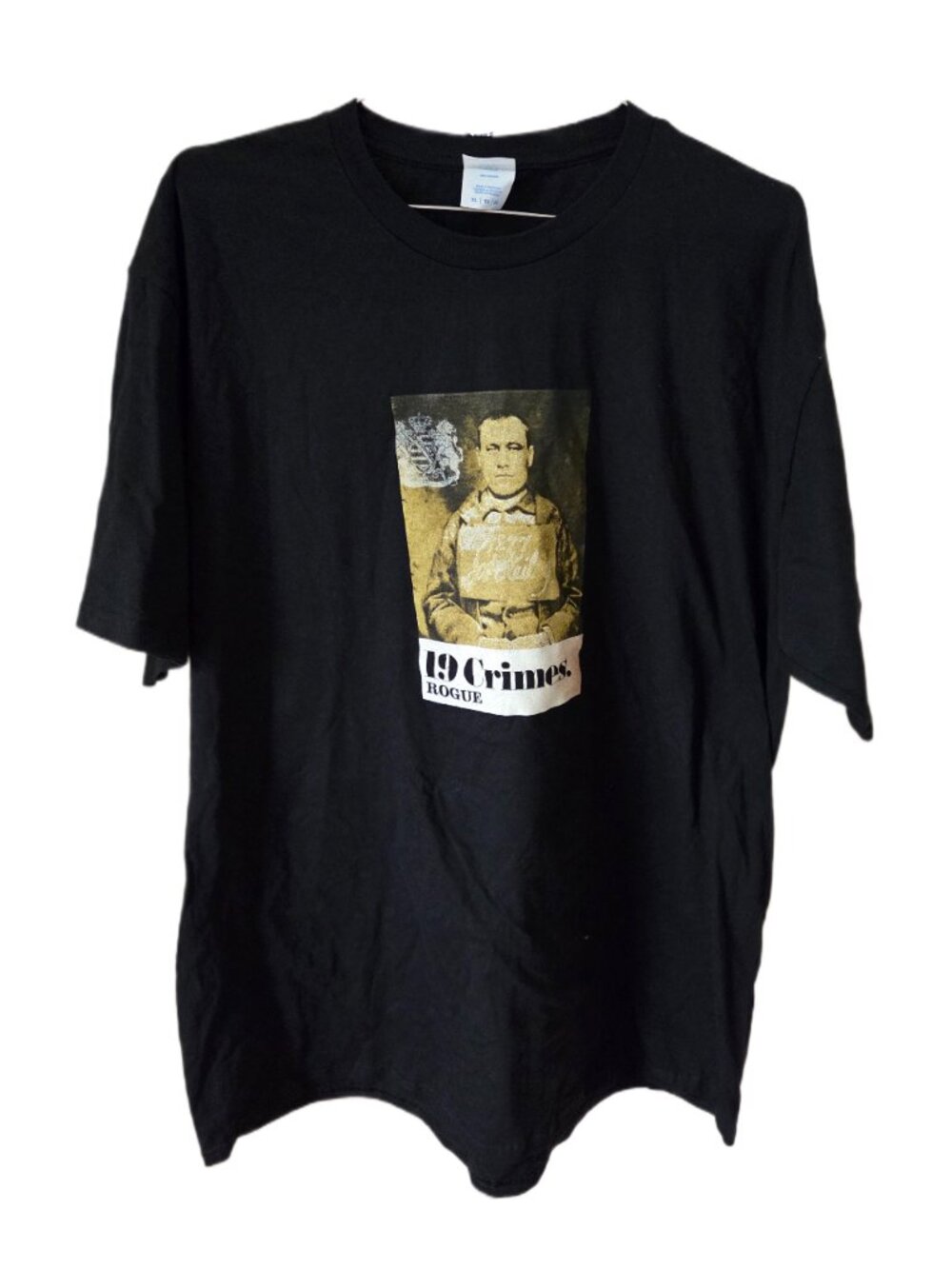 19 Crimes "Rogue" Men's Short Sleeve Black T-Shirt